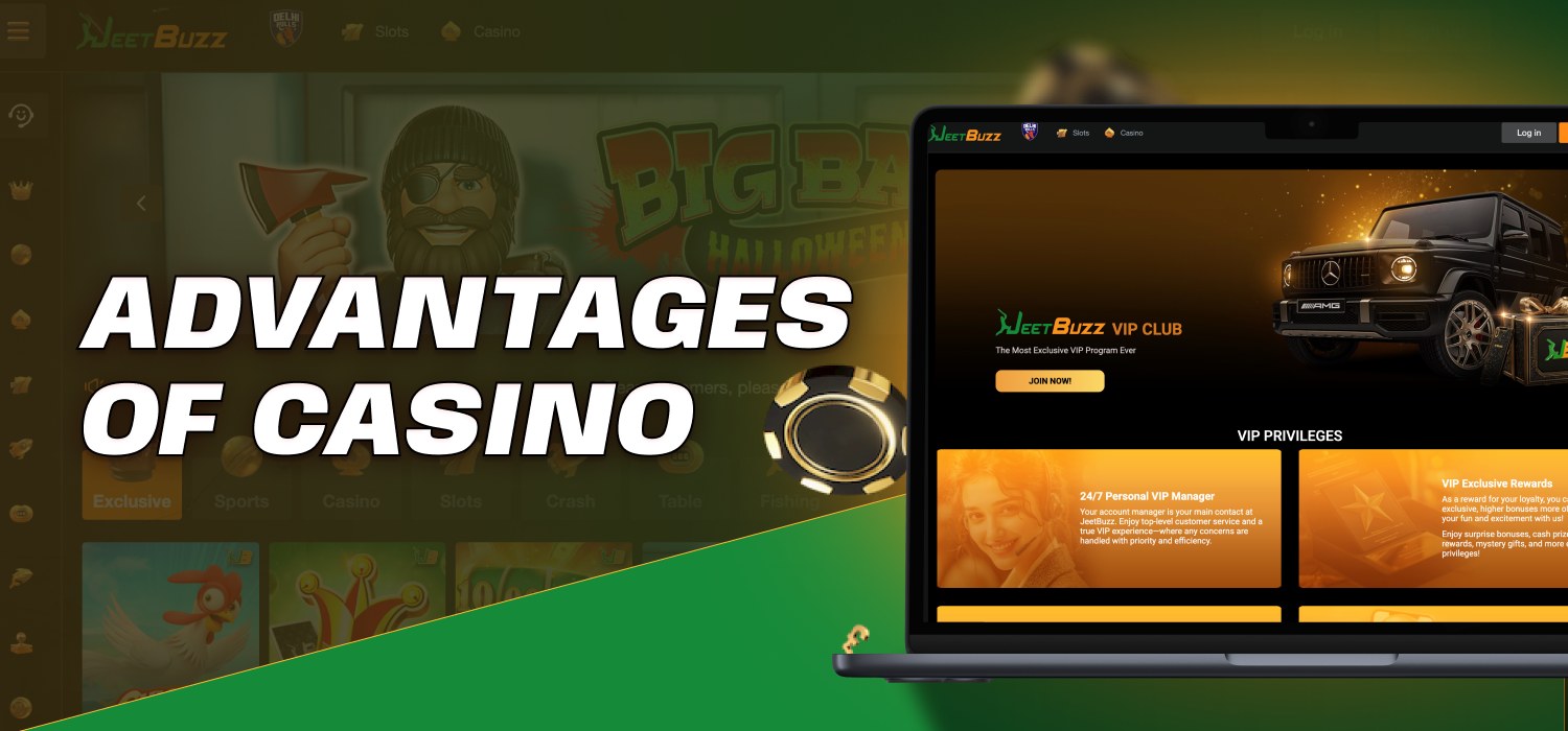 anvantages of jeetbuzz casino